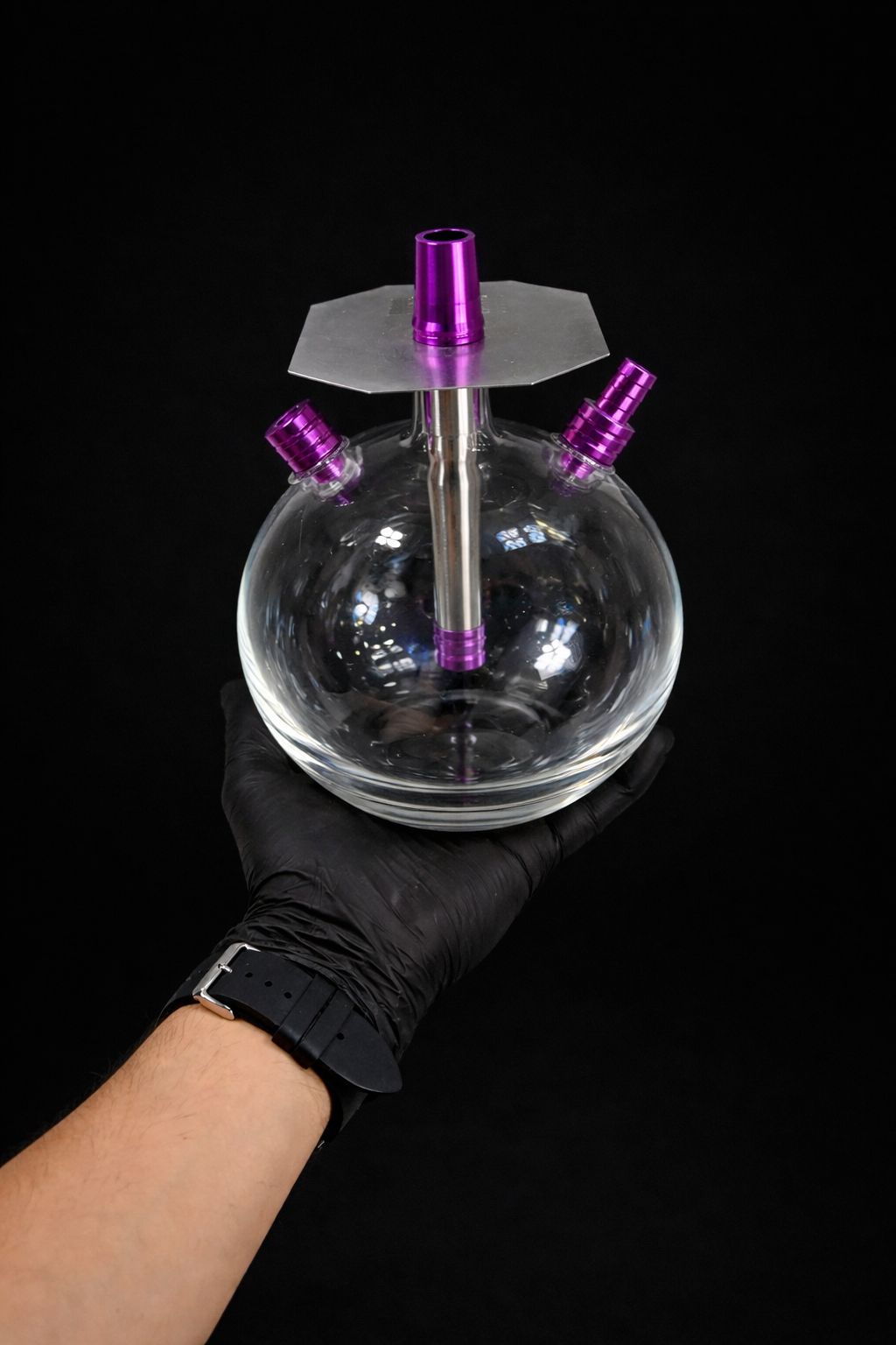 Devri Alem Masa Üstü Yuvarlak Takım Pembe Çantalı